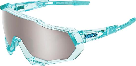 Brille Speedtrap Polished Translucent Mint-HiPER Silver Mirror Lens