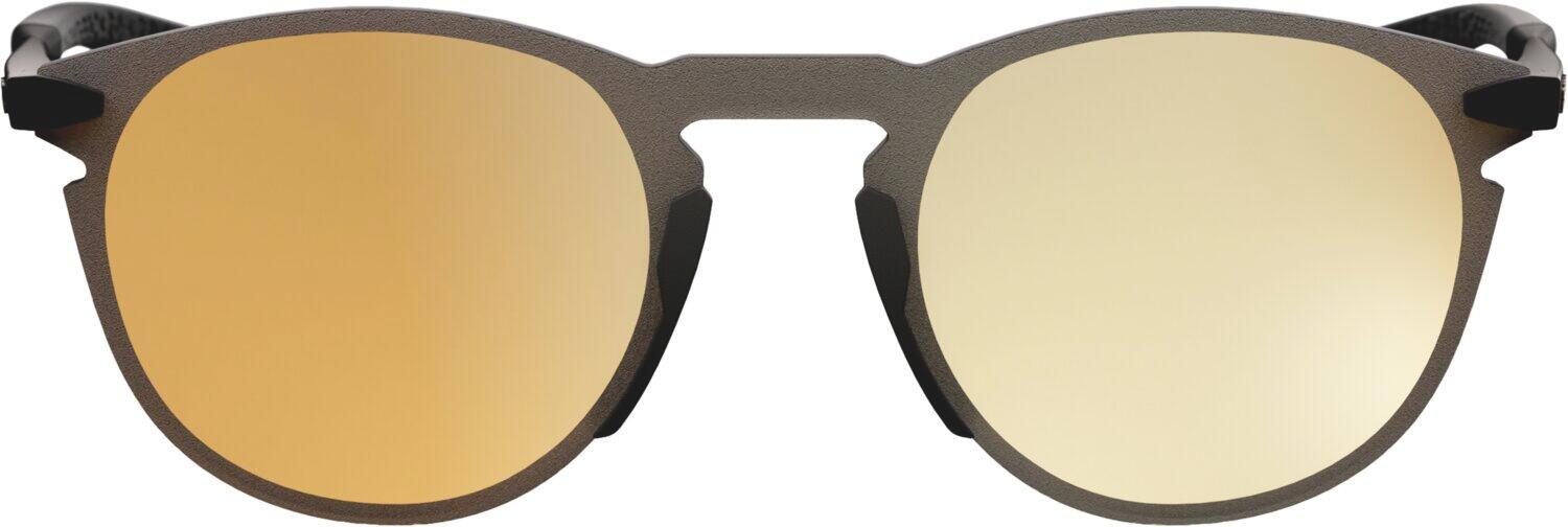 Lunettes Legere Round - Matte Black - HiPER Gold 24K Mirror Lens 2/4