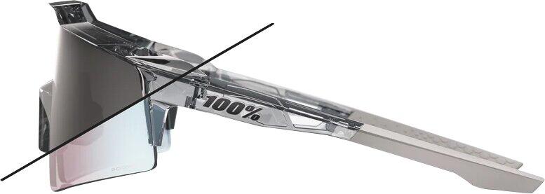 Brille Speedcraft SL - Polished Translucent Grey - Rose Gold Photochromic Mirror 3/4