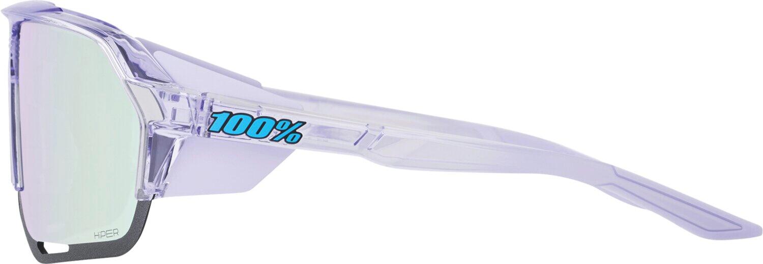 100% Goggles - Norvik - Polished Translucent - Hiper Lavender Violet Mirror Lenz 4/5