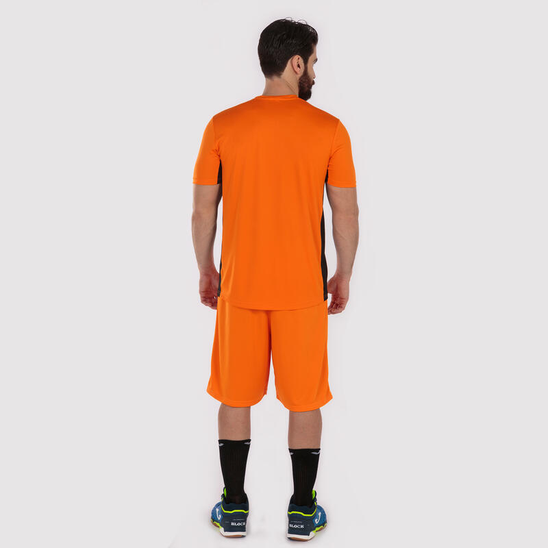 Maillot manches courtes basket-ball Homme Joma Cosenza orange noir