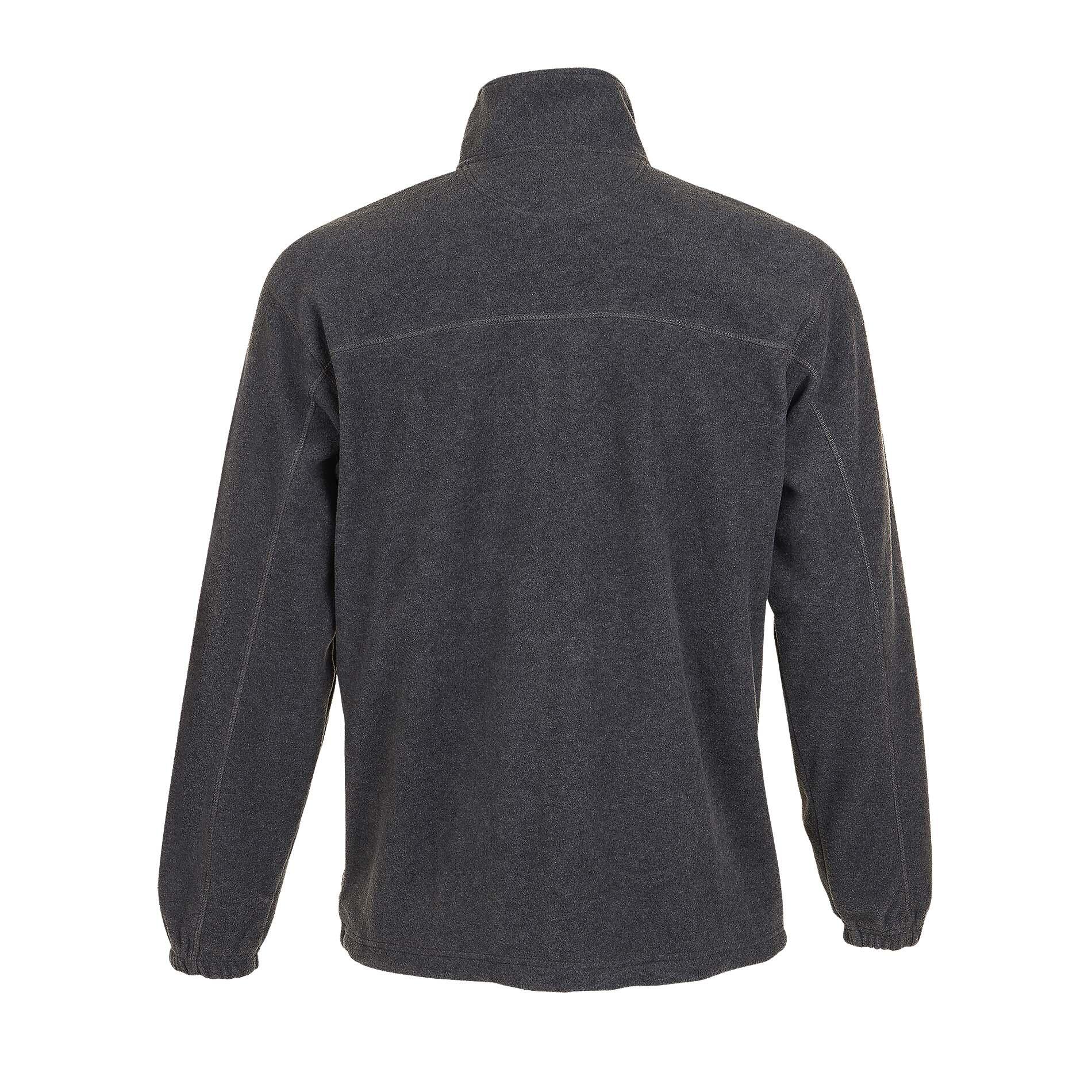 Mens North Full Zip Outdoor Fleece Jacket (Grey Marl) 2/4