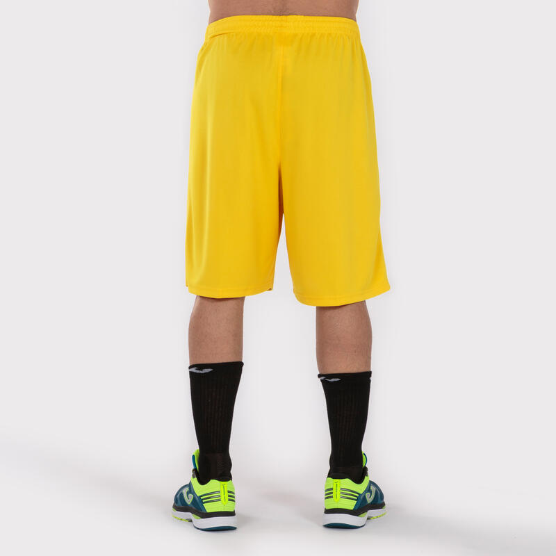 Short basket-ball Garçon Joma Nobel long jaune