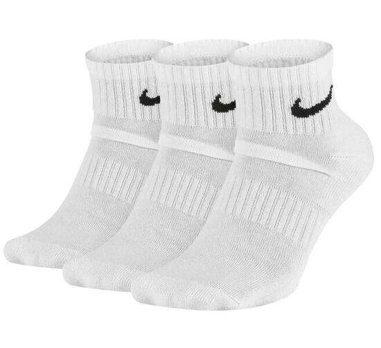 3 Paar Nike Cotton Cushioned Ankle Sneaker Quarter Socken SX7667
