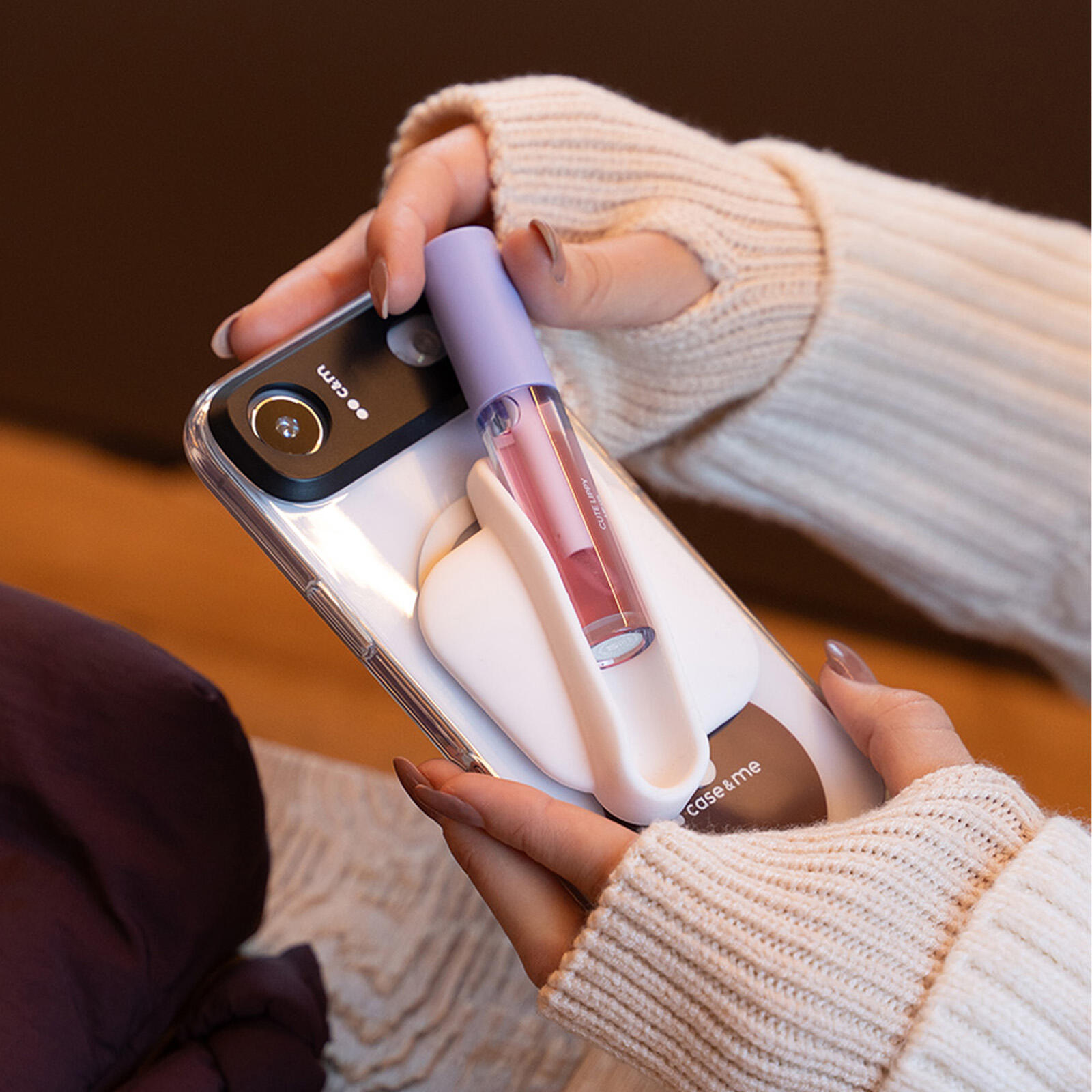 Porta Lipstick da telefono con ventosa 5/7