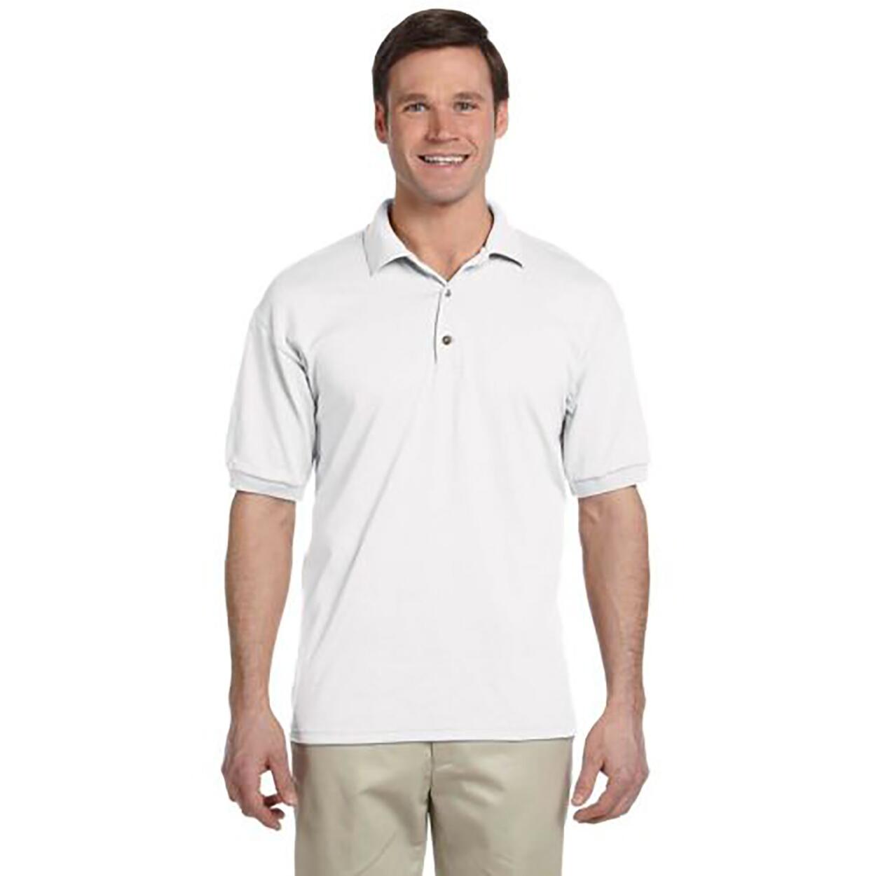 Tri Dri Polo À Manches Courtes Homme (Blanc) 2/4