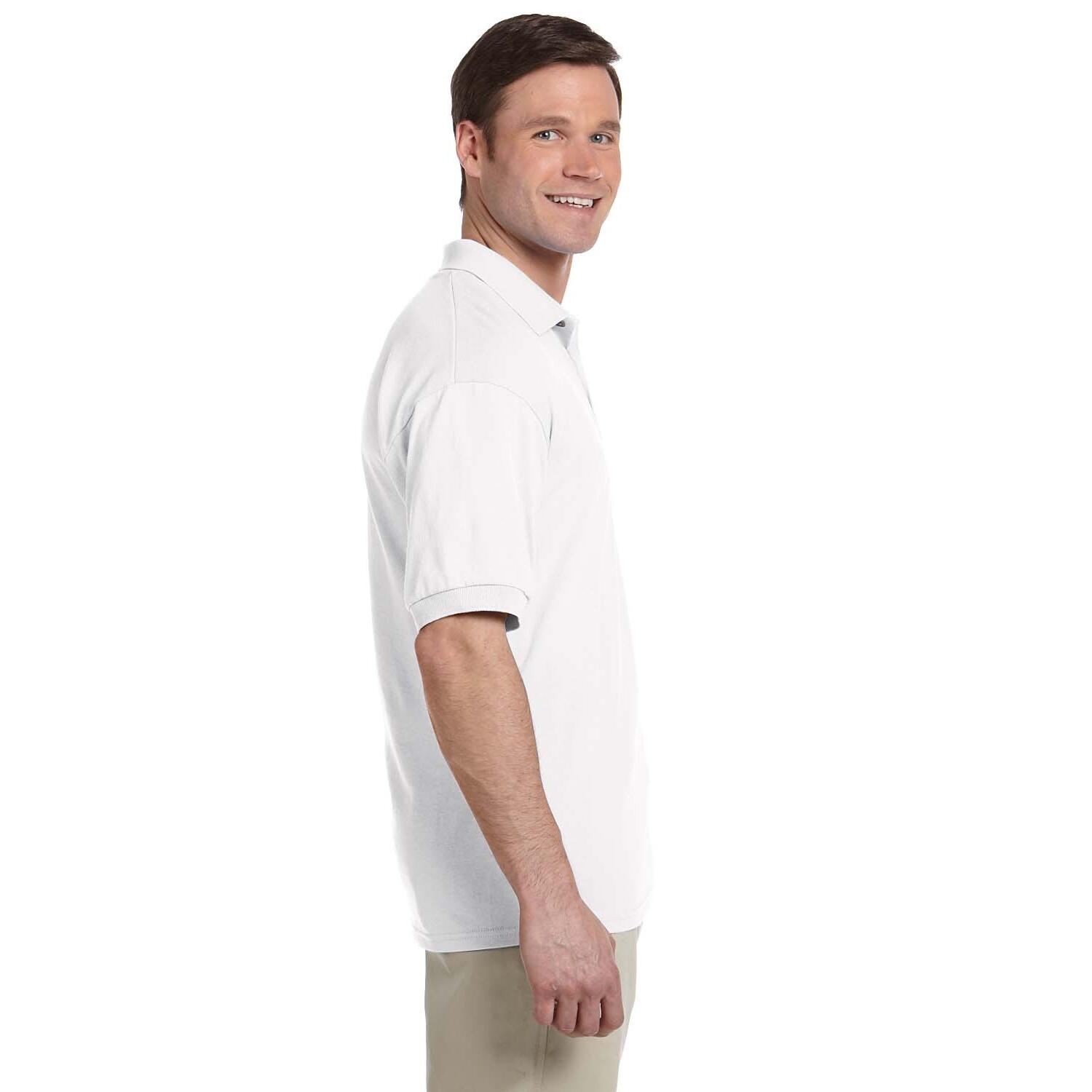 Tri Dri Polo À Manches Courtes Homme (Blanc) 3/4
