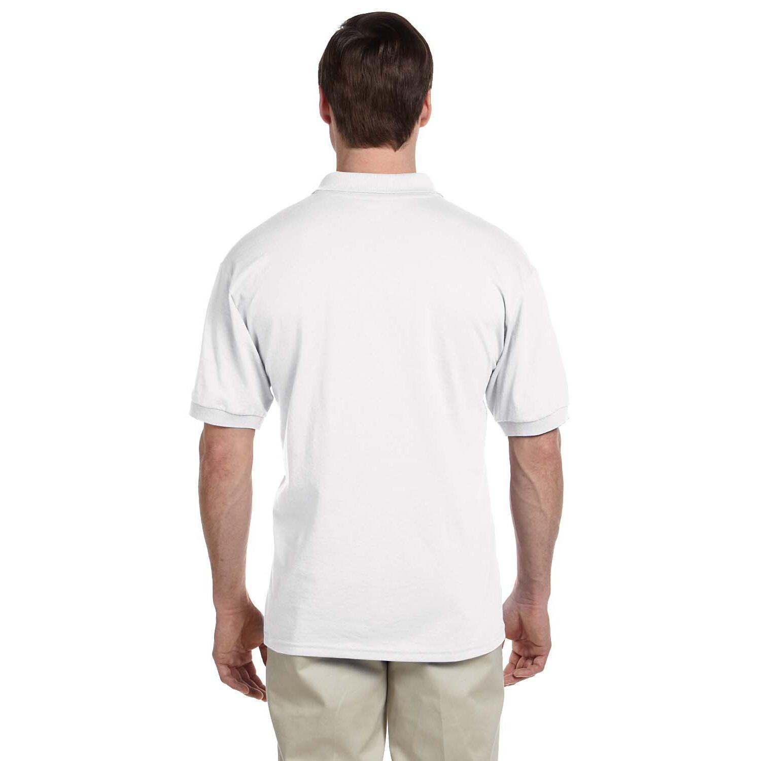 Tri Dri Polo À Manches Courtes Homme (Blanc) 4/4