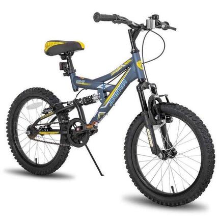 Garçon&fille vélo VTT 20" double suspension+cadre acier,6-10a
