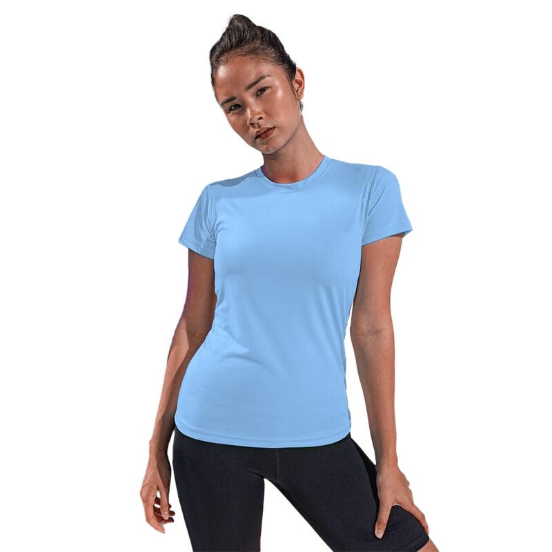 Tri Dri Performance Kurzarm TShirt Damen Kornblume