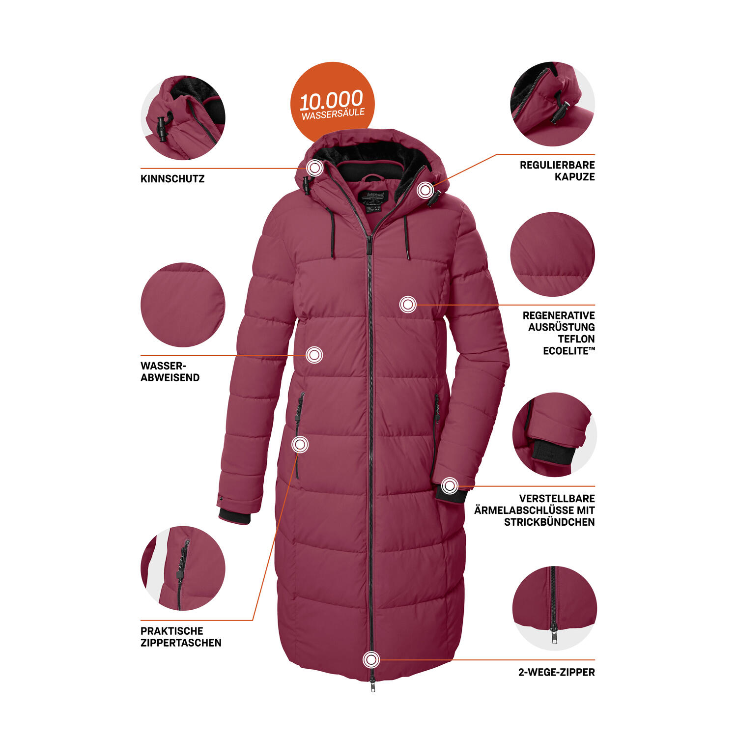 Giacca trapuntata da donna Killtec Kow 56 Qltd 5/7