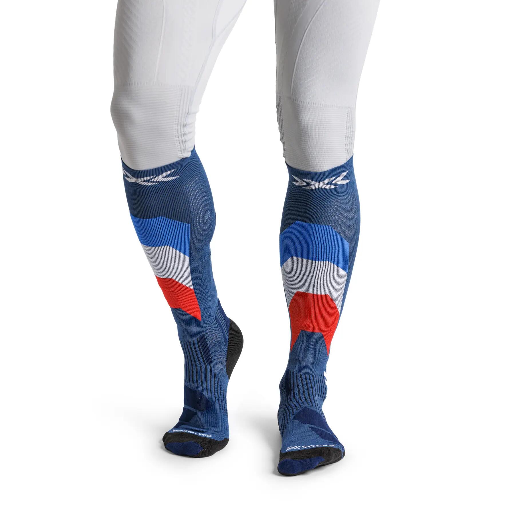 X-SOCKS SKI PERFORM PATRIOT FRANCE OTC Couleur T023 FRANCE Taille : 42-44 2/4