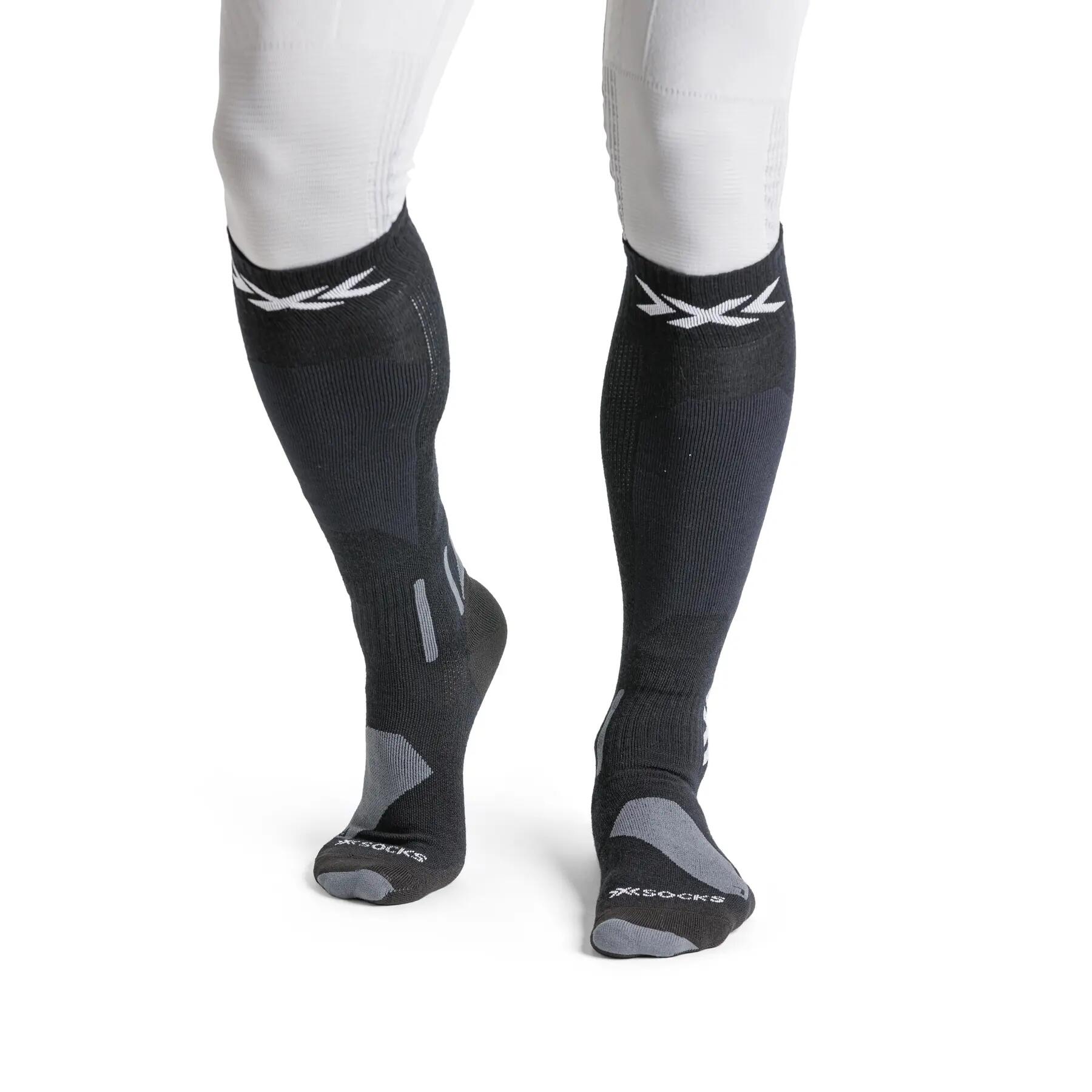 X-SOCKS® SKI DISCOVER MERINO OTC Couleur B034 X BLACK/GREY Taille : 35-38 2/3