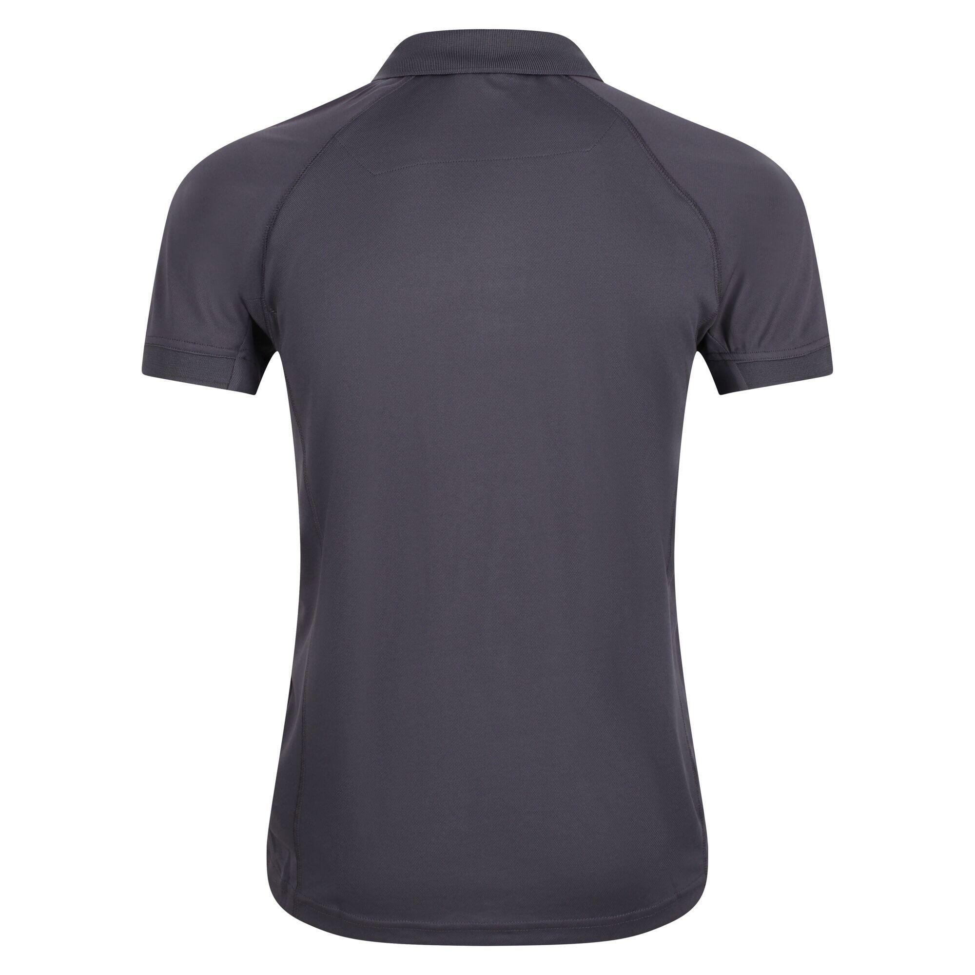 Professional Mens Coolweave Short Sleeve Polo Shirt (Iron) 2/5