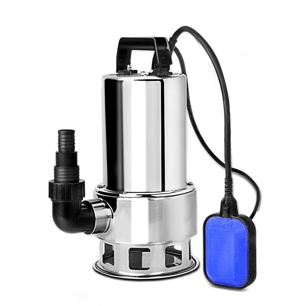 Giantz 1800W Max. Submersible Dirty Water Pump Bore Tank Well Steel Automatic Cl