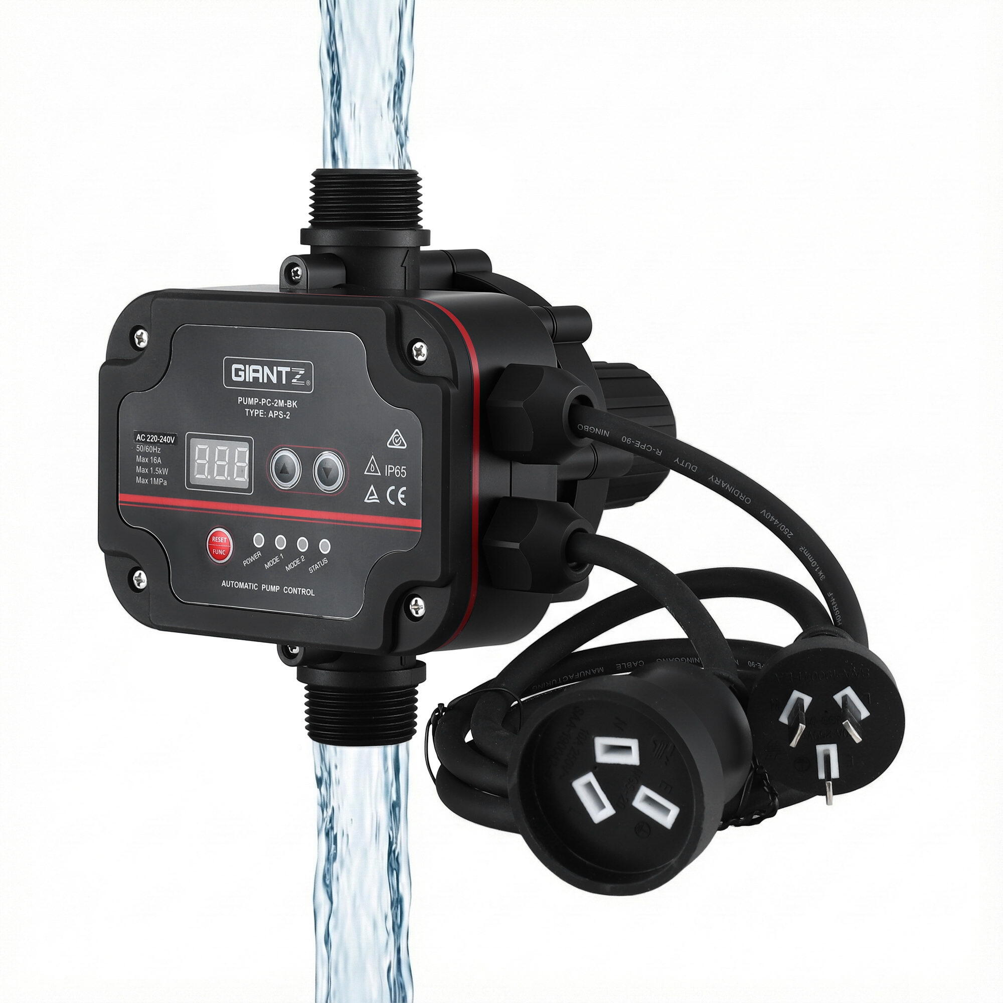 GIANTZ Digital Water Pump Controller 16A 1.5kW Max High Power Pressure Switch Ad