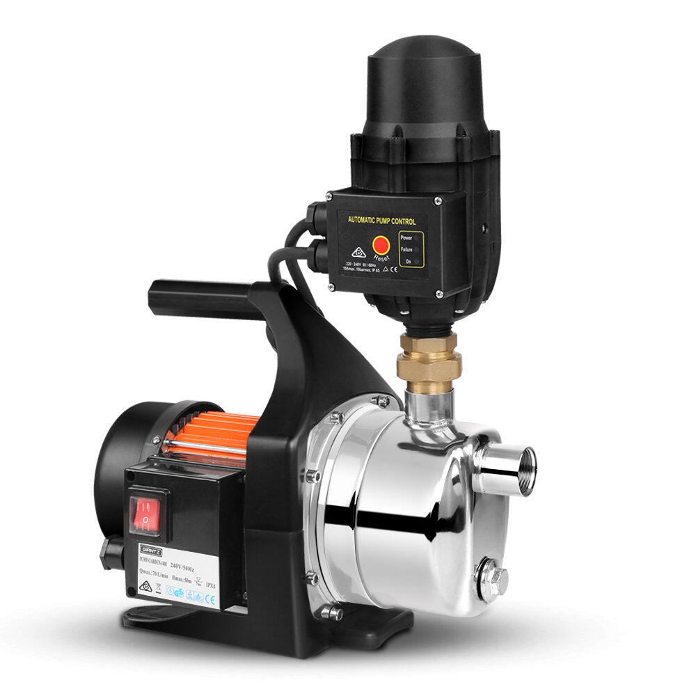 Giantz Garden Water Pump 1500W Max. High Pressure Tank Rain Farm Irrigation Blac