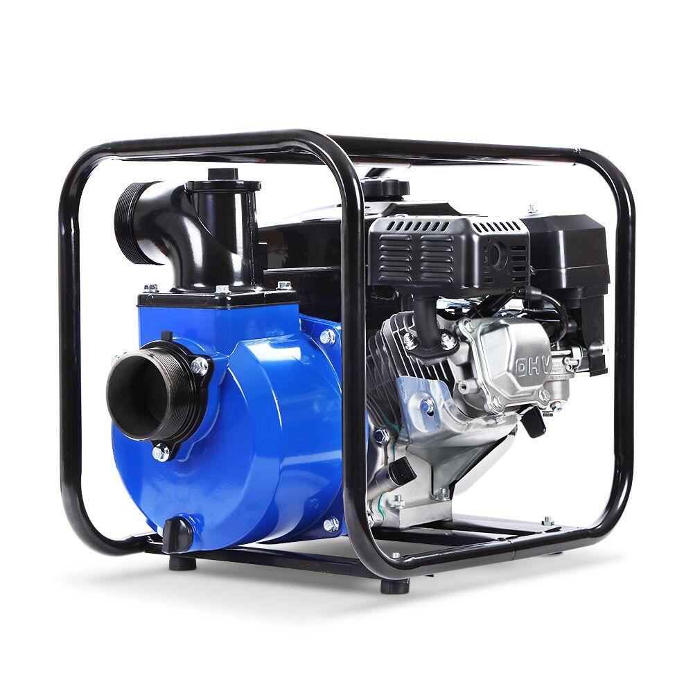 Giantz 3" Petrol Water Pump 7HP Max 4-Stroke 210cc High Flow 60,000L/H Max Trans