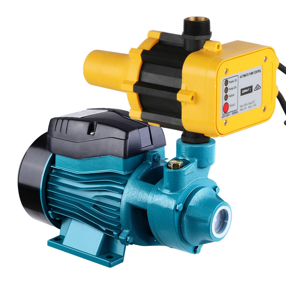 Giantz Peripheral Water Pump Garden Boiler Car Wash Electric Irrigation QB60 Yel
