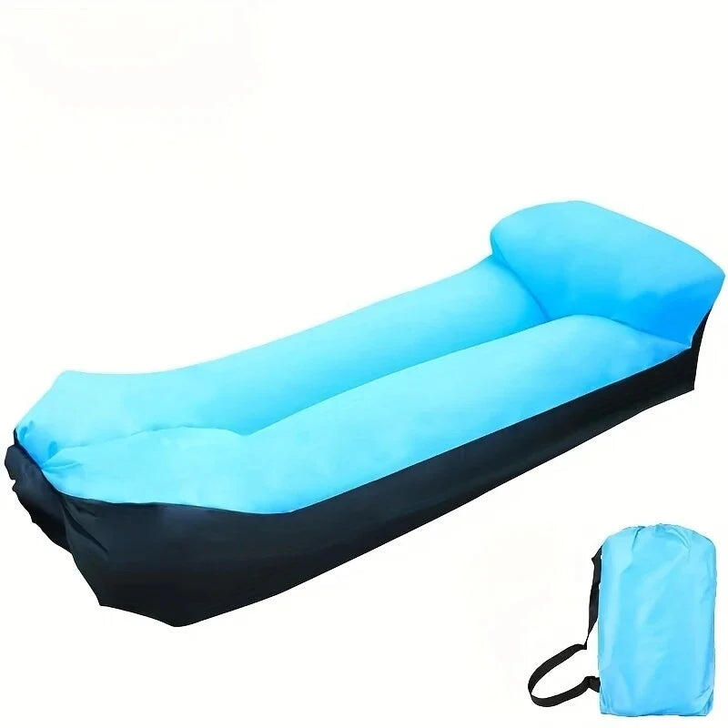 Inflatable Lounge Chair with Pillow for Camping & Beach
