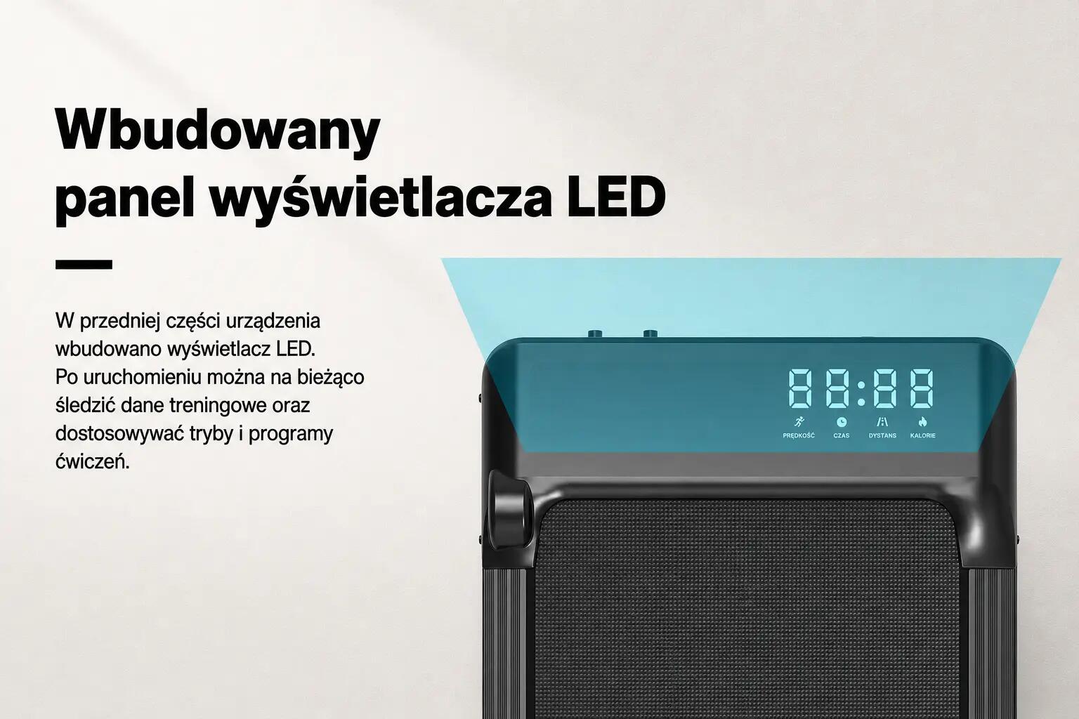 Bieżnia elektryczna Extralink Moonwalk Luna treningowa , 1-6 km/h 3/6