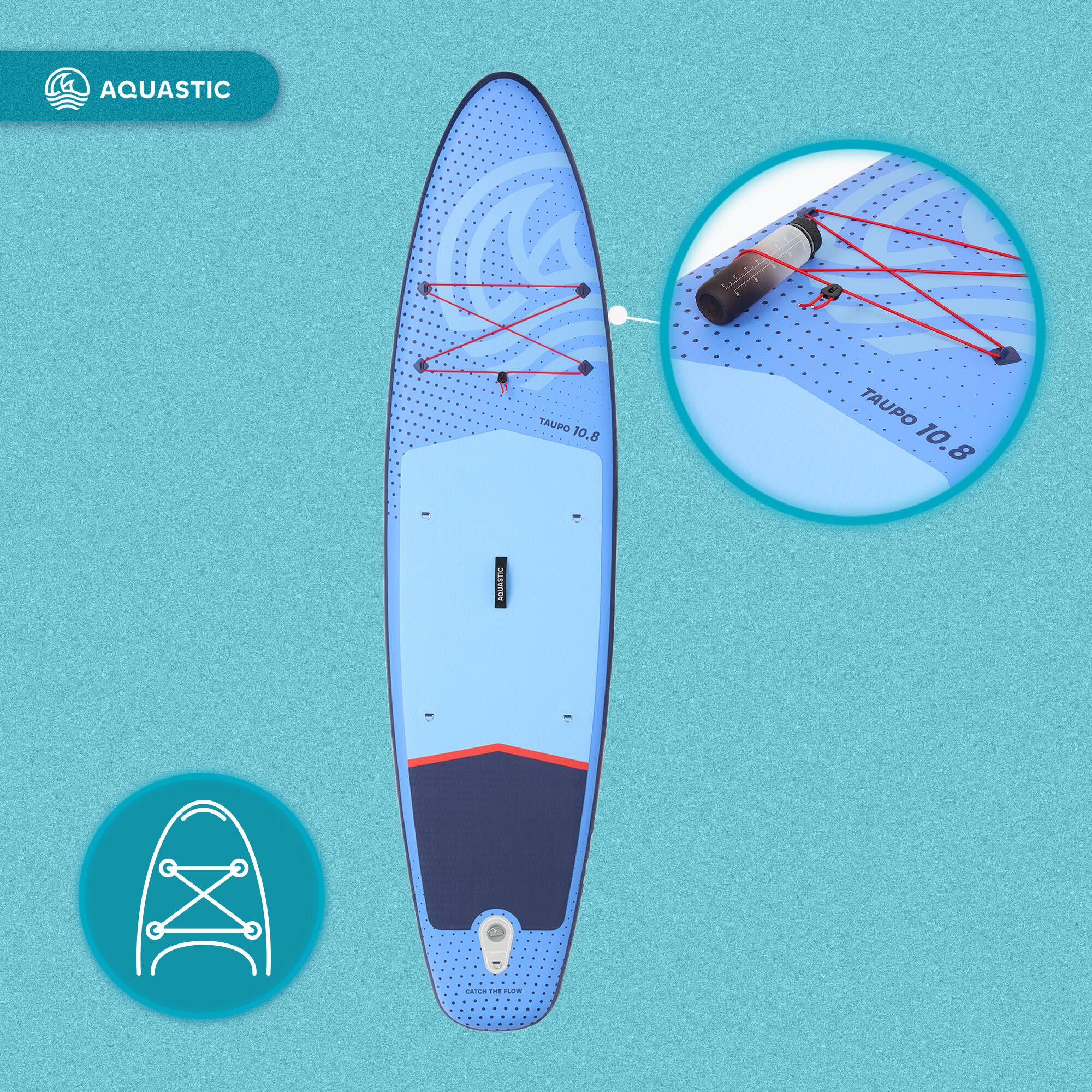 Tabla SUP AQUASTIC Taupo 10'8" 7/7