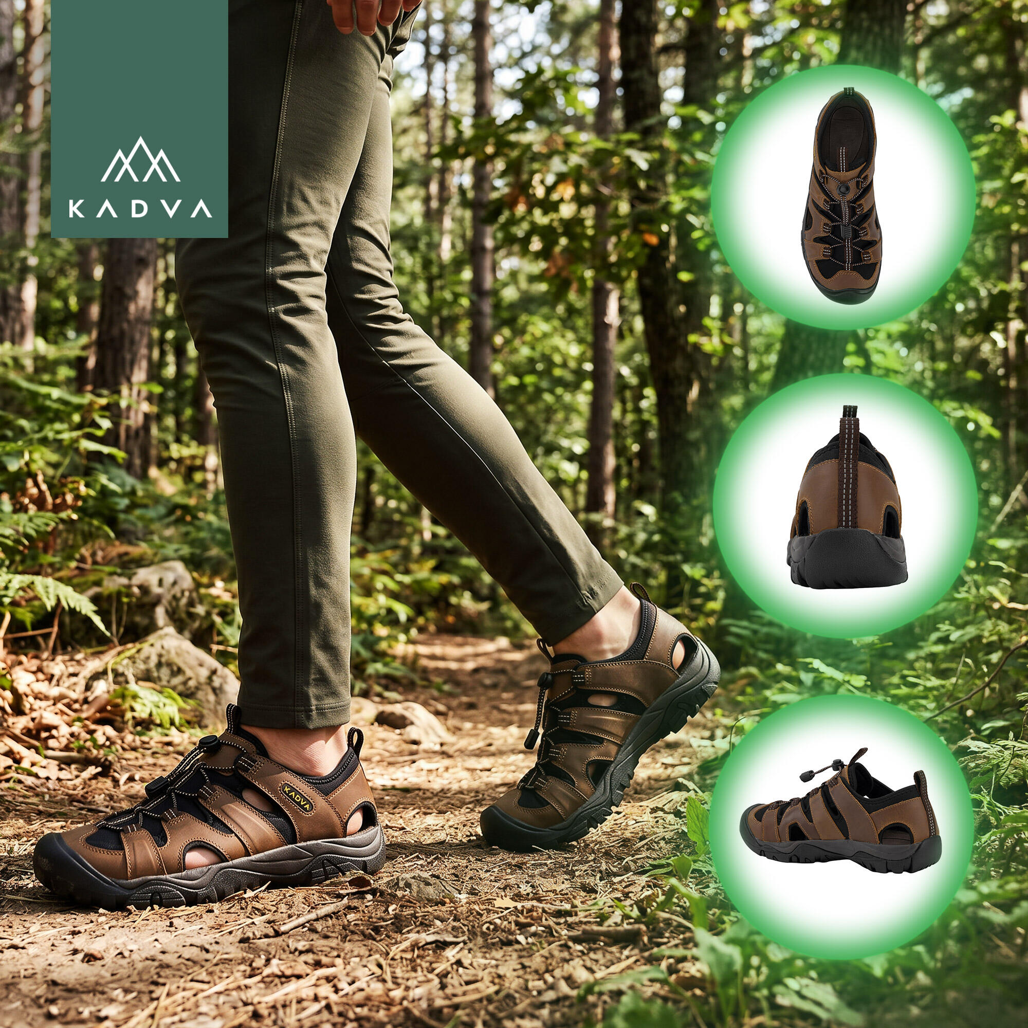 Sandali da trekking uomo KADVA Strike Vent 4/7