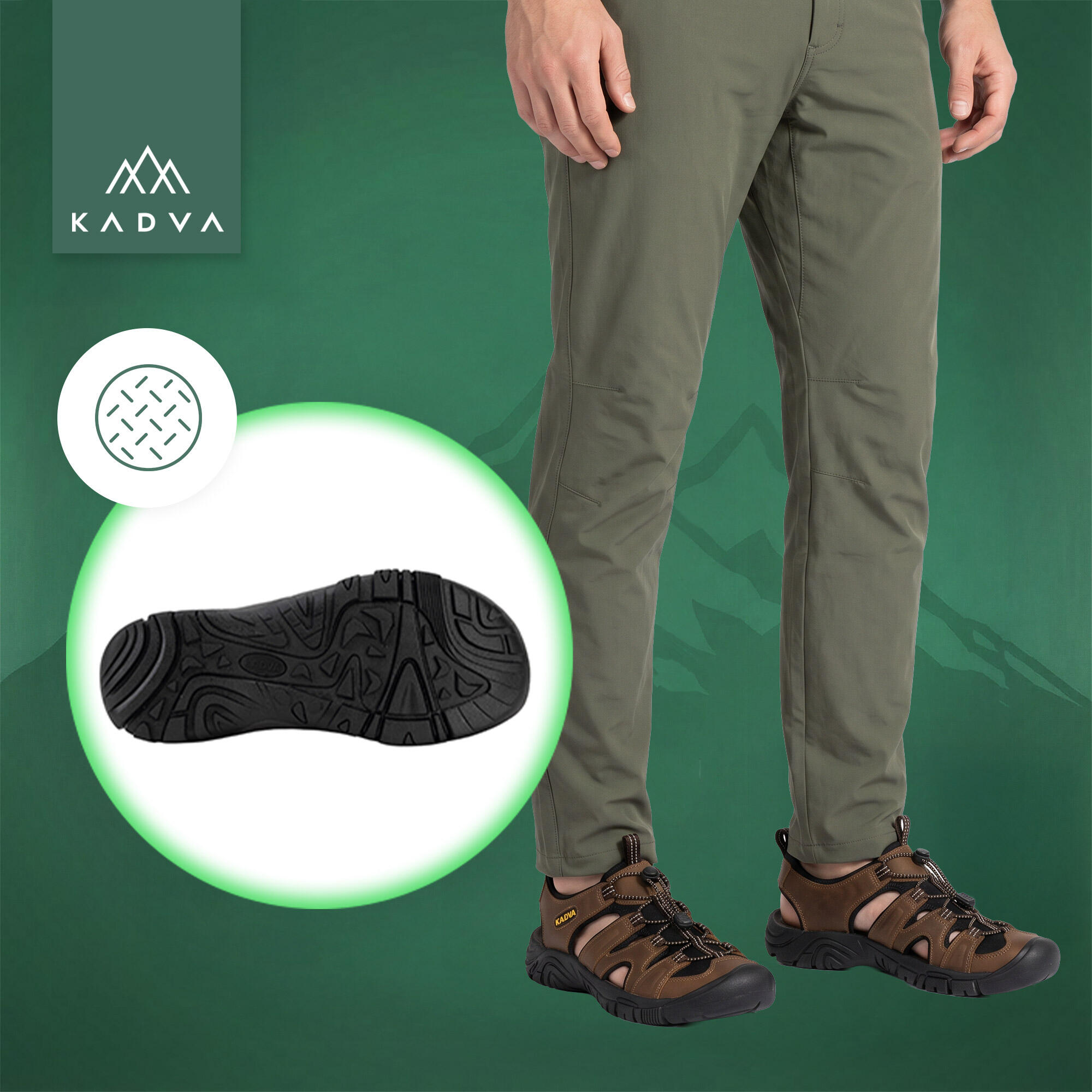 Sandali da trekking uomo KADVA Strike Vent 6/7