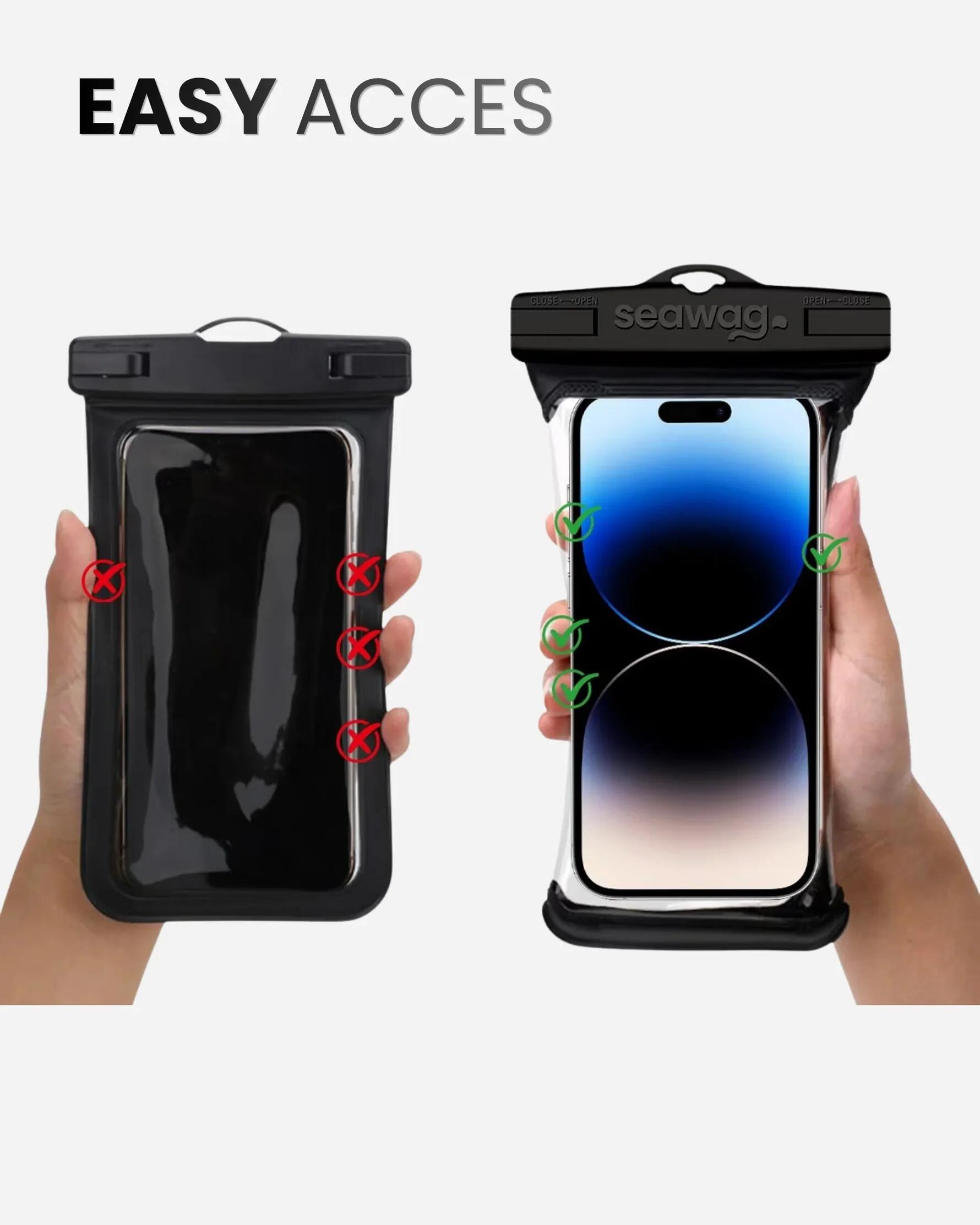 Funda impermeable para teléfono 6,9” IPX8 Seawag Flex 3/7