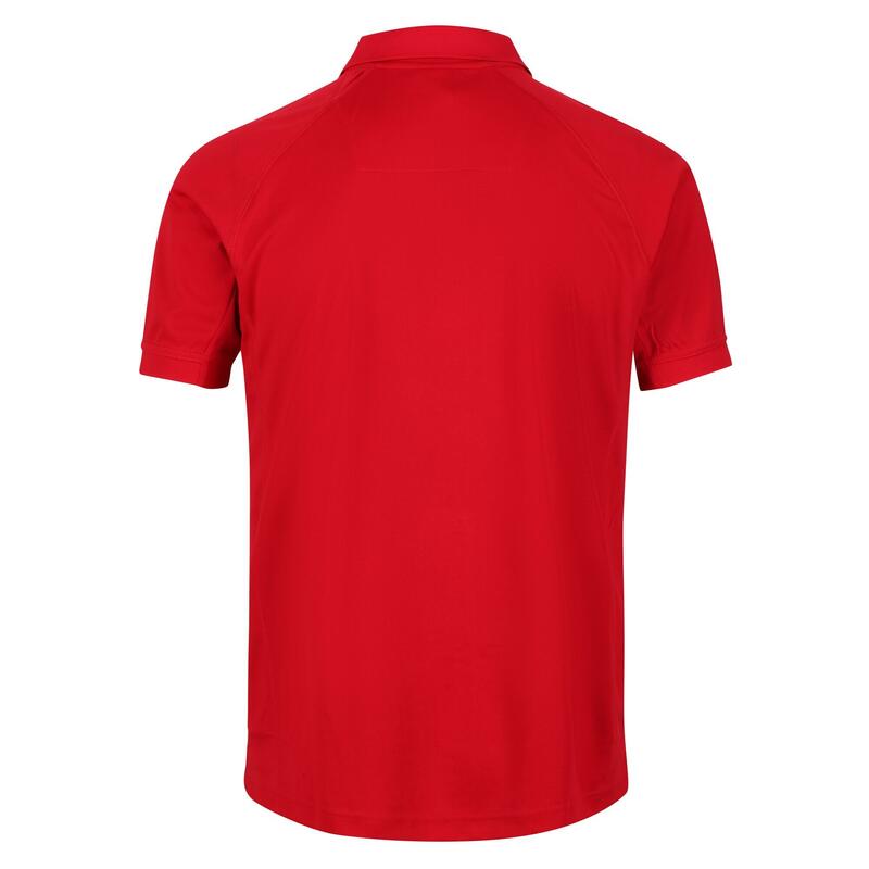 Polo à manches courtes Homme (Rouge)