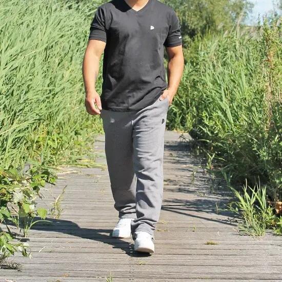2-Pack Joggingbroek Wess met rechte pijp en elastiche band 3/5