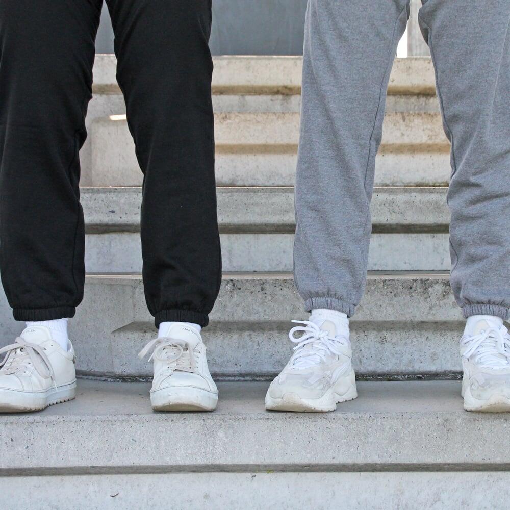 Lot de 2 pantalons de jogging Alec à ourlet côtelé 3/5