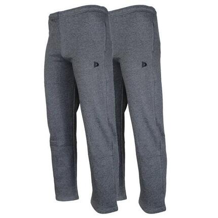Lot de 2 pantalons de jogging Wess, coupe droite et taille élastique