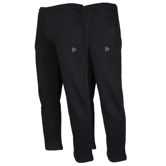 Lot de 2 pantalons de jogging Wess, coupe droite et taille élastique
