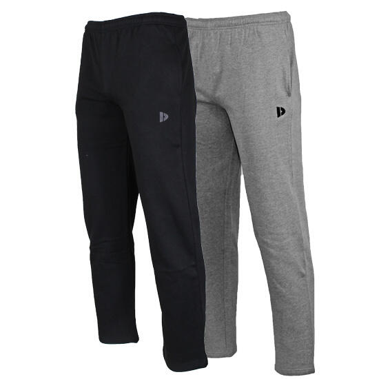 Lot de 2 pantalons de jogging Wess, coupe droite et taille élastique