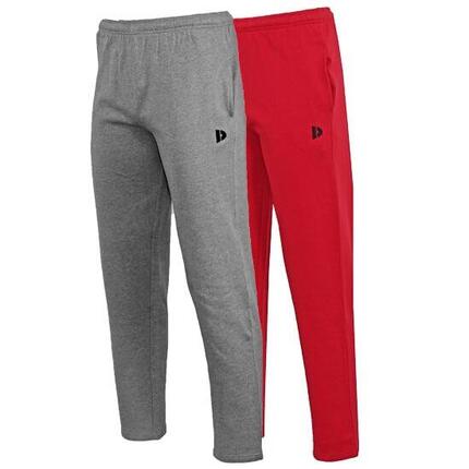 Lot de 2 pantalons de jogging Wess, coupe droite et taille élastique