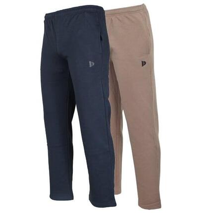 Lot de 2 pantalons de jogging Wess, coupe droite et taille élastique