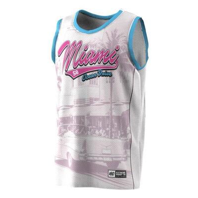Basketbal tanktop voor heren extreme hobby miami