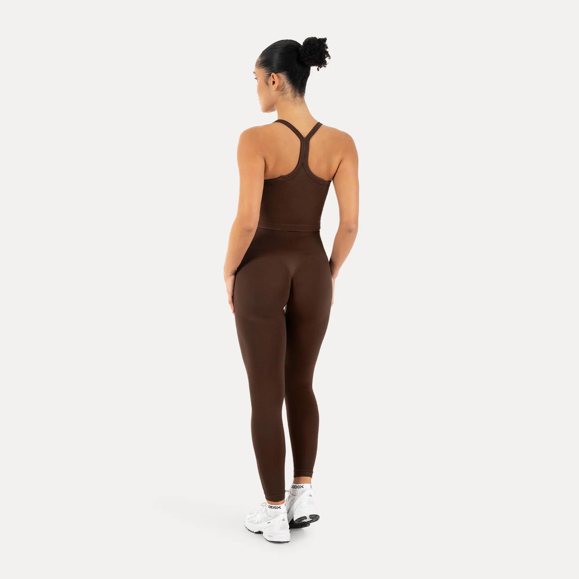 Damen Crop Top Vonda Braun 4/6