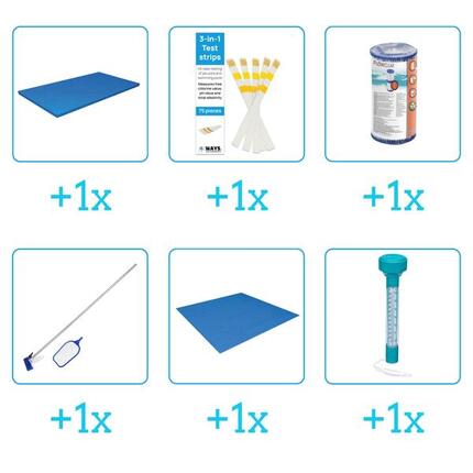Kit d'accessoires pour piscine - 56424 - 6-delig