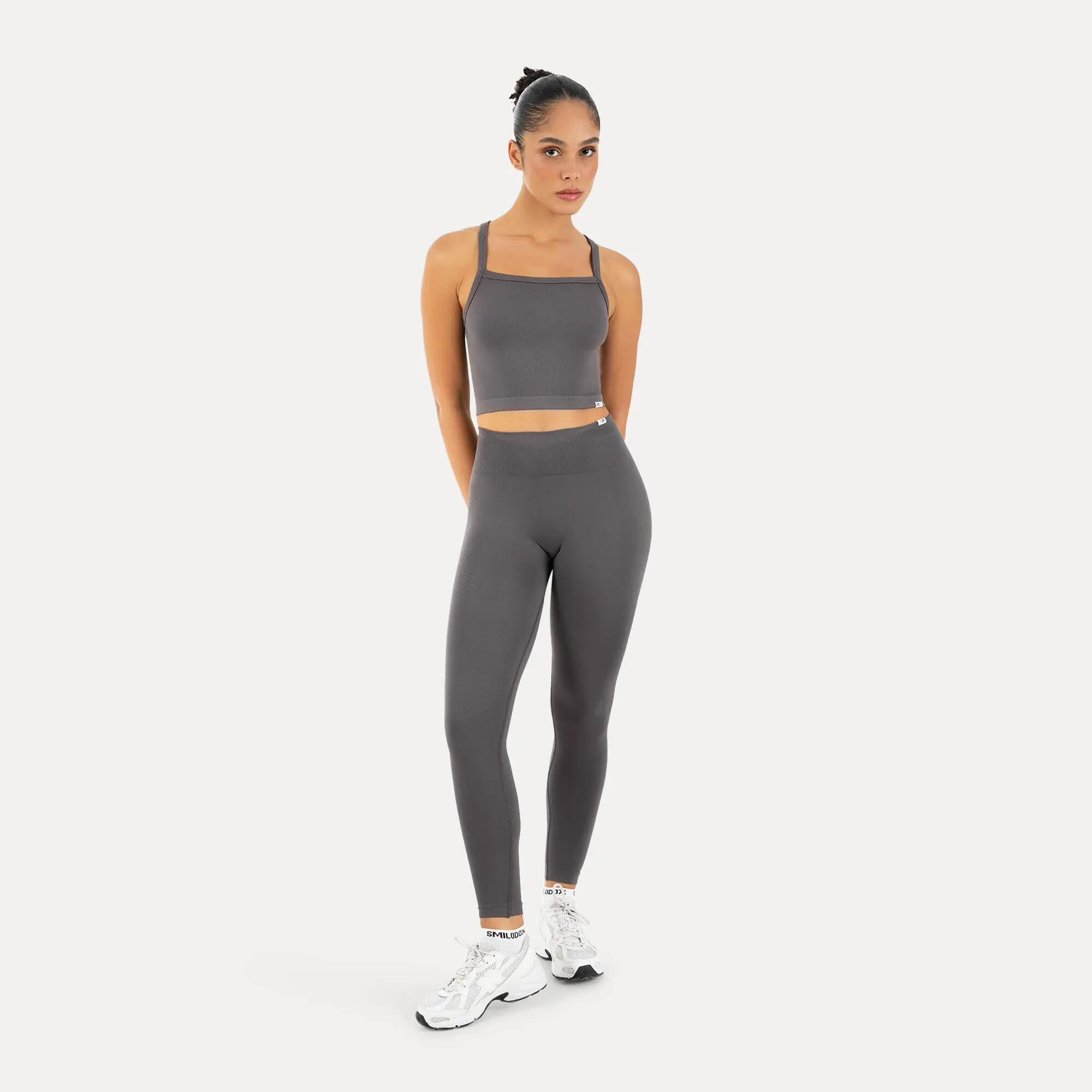 Damen Crop Top Vonda Anthrazit 3/6