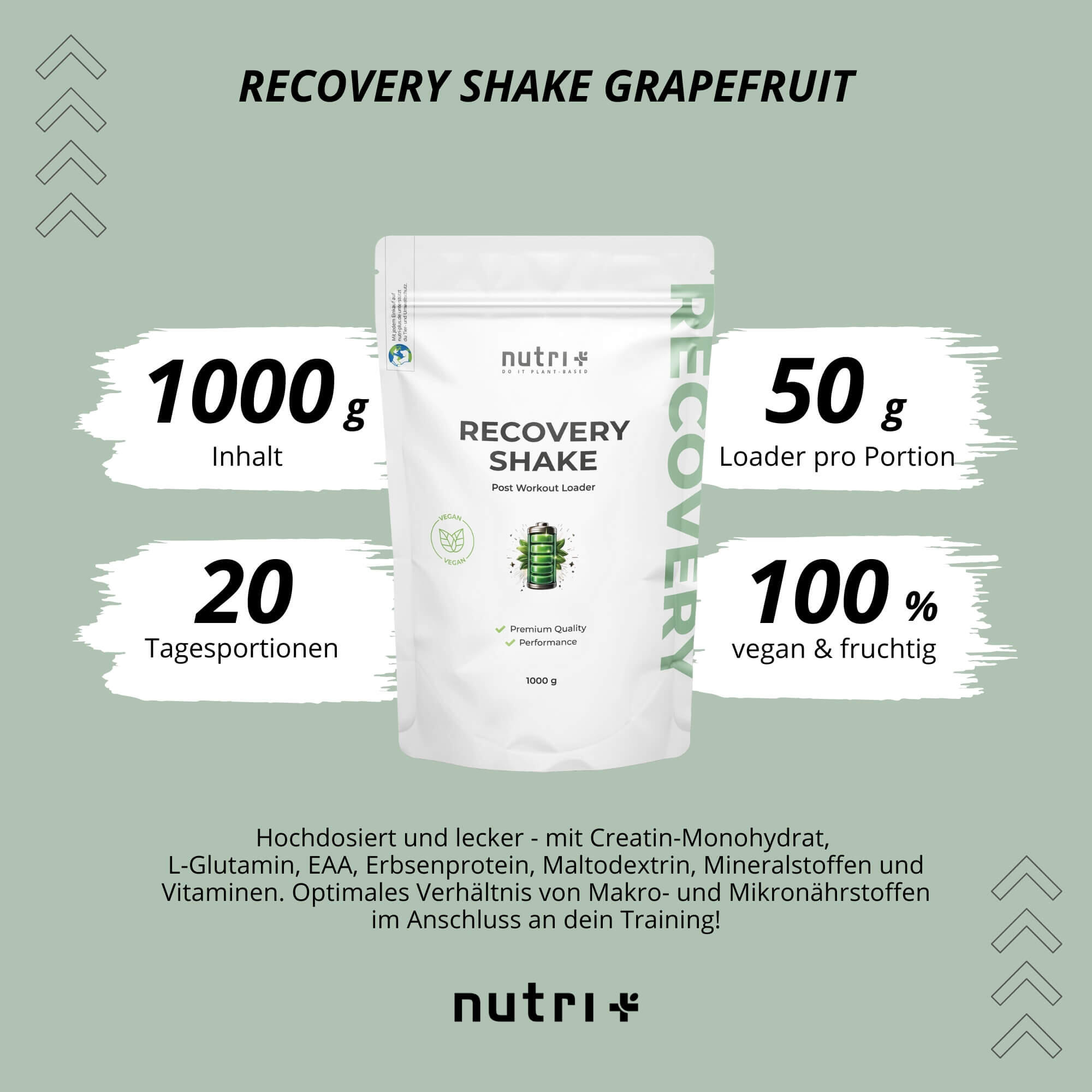 Recovery Shake - Post-Workout Loader 1000g - Grapefruit 2/5