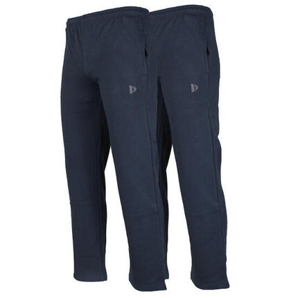 Lot de 2 pantalons de jogging Wess, coupe droite et taille élastique