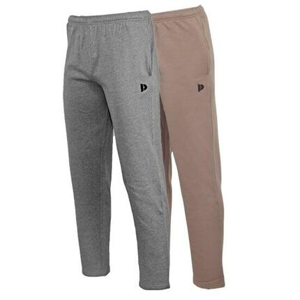 Lot de 2 pantalons de jogging Wess, coupe droite et taille élastique