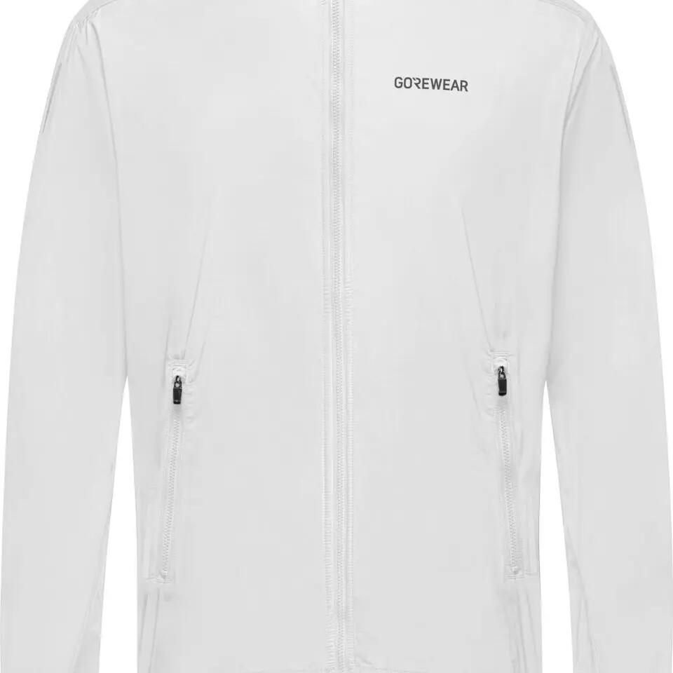 Gore Wear Concurve Windbreaker Running Jacket for Men, White