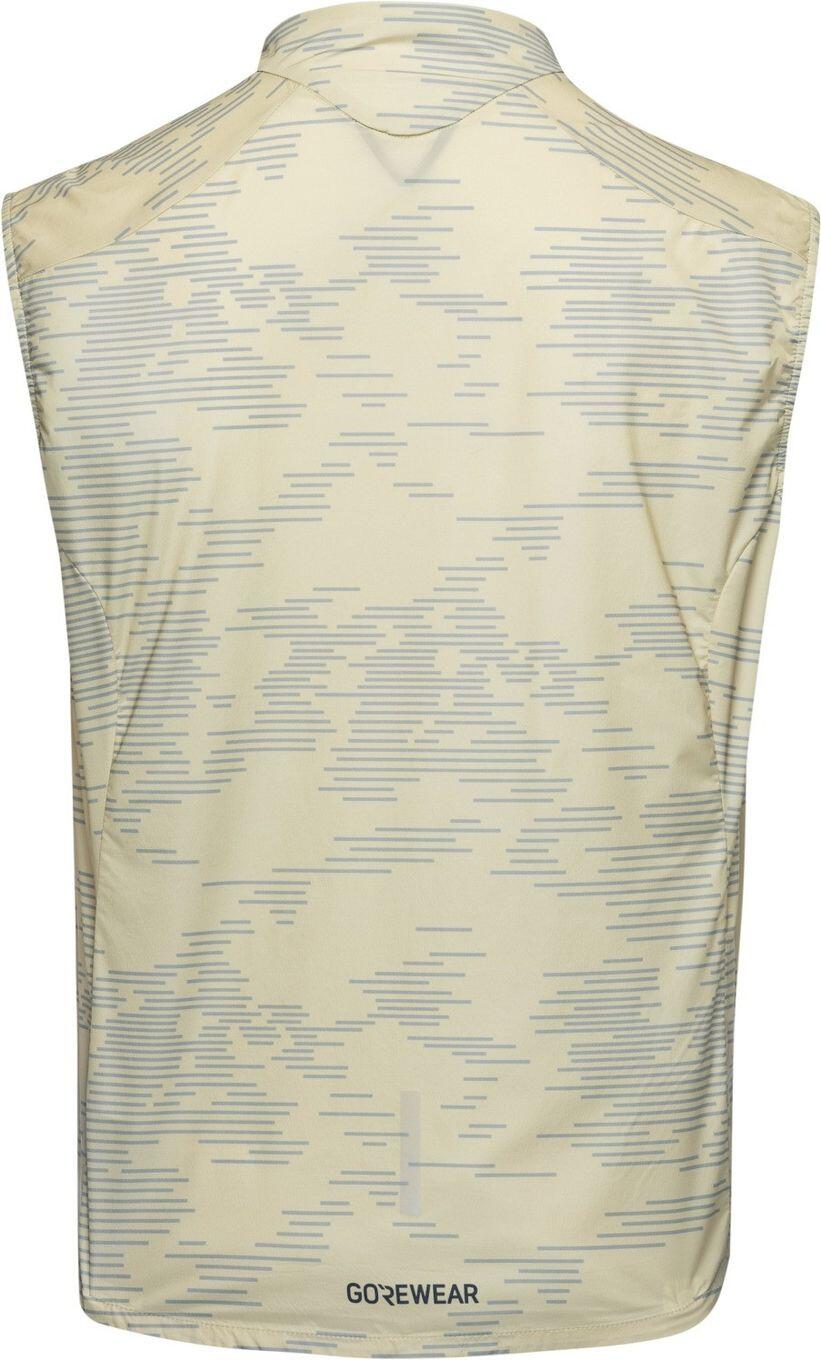 Gilet antivento senza maniche Gore Wear Concurve Electro beige e grigio 2/2