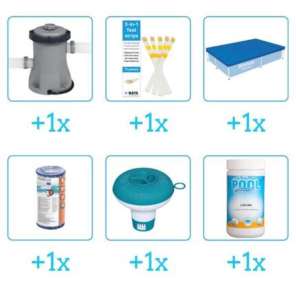 Kit d'accessoires pour piscine - 56401 - 6-delig