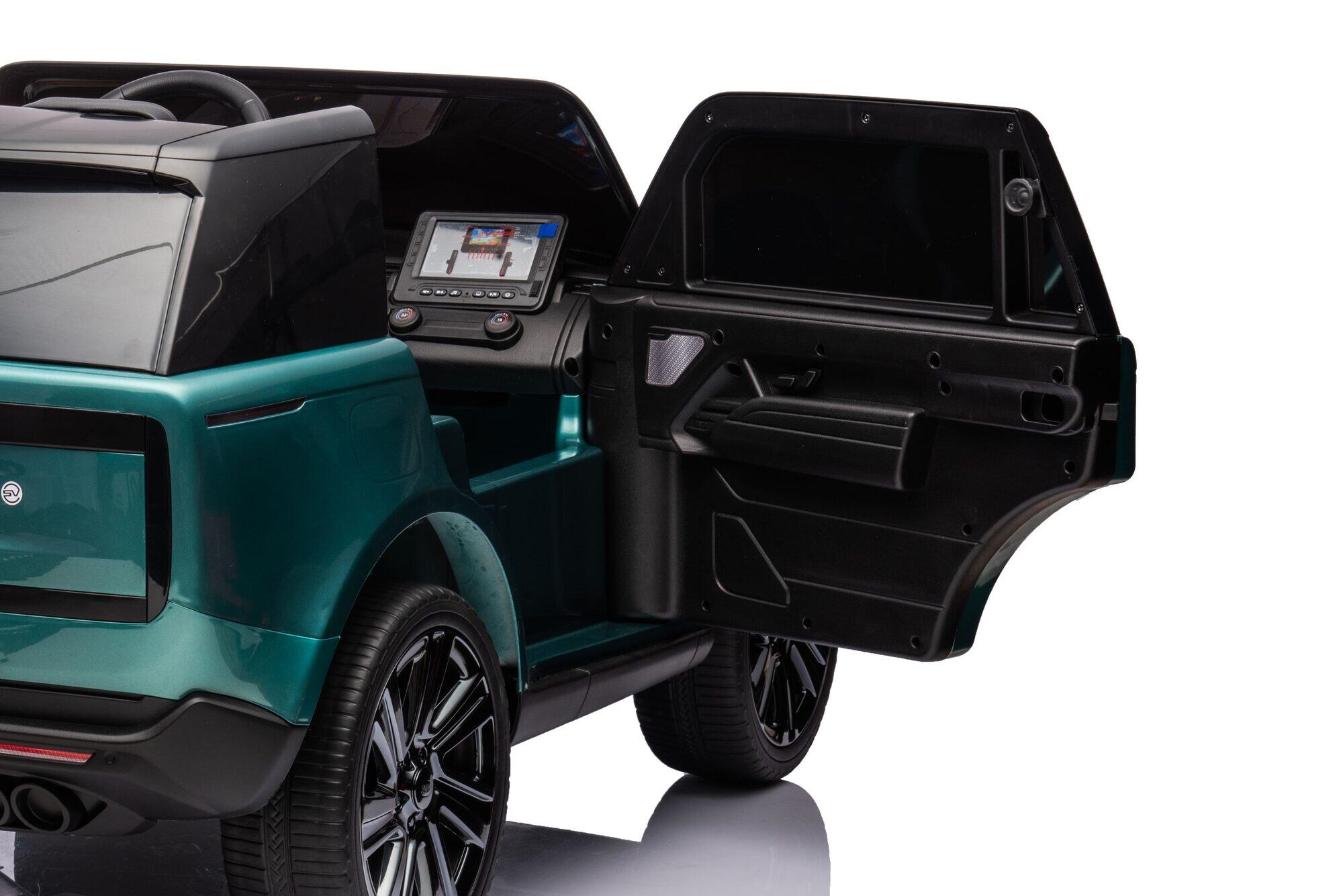 Range Rover 2022 auto elettrica bambini verde (3–8 anni) – licenza ufficiale 3/7