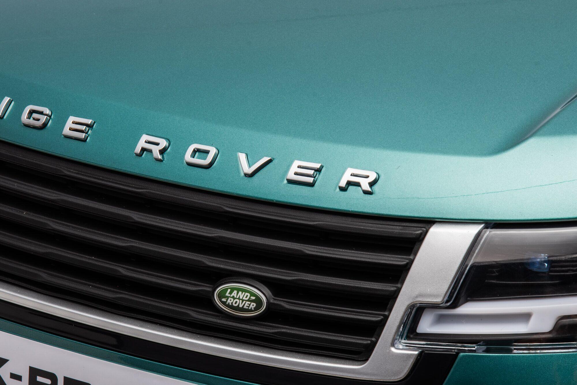 Range Rover 2022 auto elettrica bambini verde (3–8 anni) – licenza ufficiale 2/7