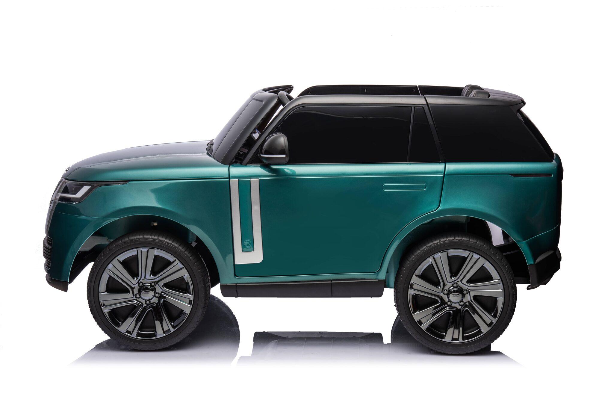 Range Rover 2022 auto elettrica bambini verde (3–8 anni) – licenza ufficiale 4/7